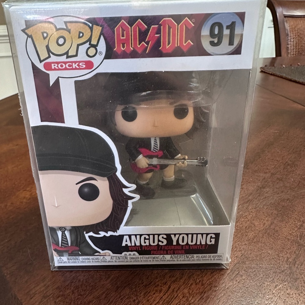 NIB Funko Pop! AC/DC Rock Band Angus Young Guitarist Figure #91